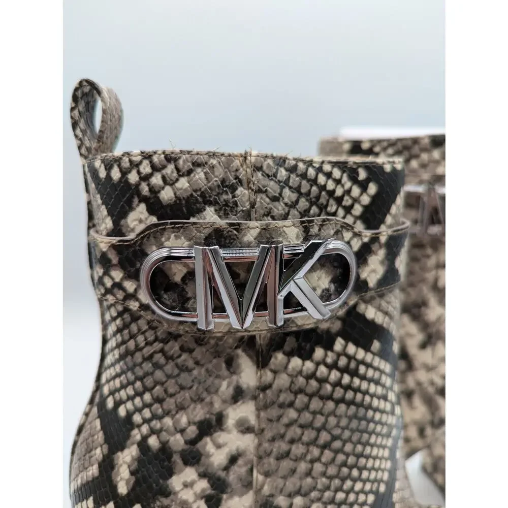 Michael Kors | Parker Faux Leather Platform Boot | Snakeskin Print | Size 8M